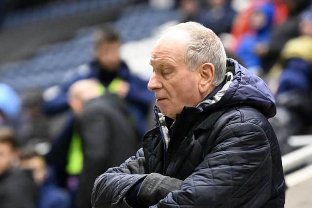 Lennie Lawrence's last game in temporary charge of Hartlepool United ended in defeat at home to Kidderminster Harriers.