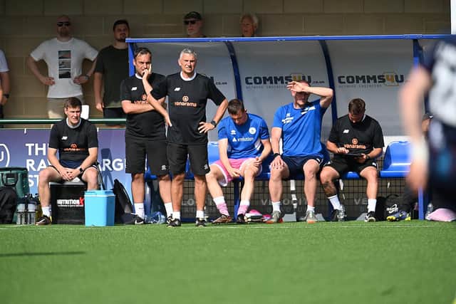 Hartlepool United boss John Askey was left disappointed by the defeat to Oxford City. Picture by FRANK REID