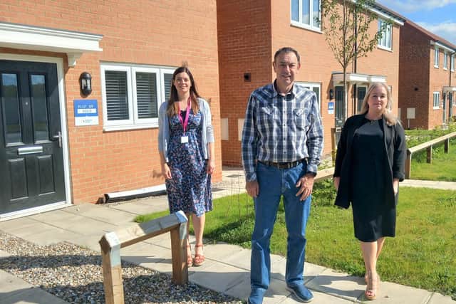 From left to right, Beverley Bearne, Hartlepool Borough Council's assistant director (development and growth), Councillor Paddy Brown, deputy leader of Hartlepool Borough Council, and Sarah Armstrong, Keepmoat Homes’ land and partnerships director.