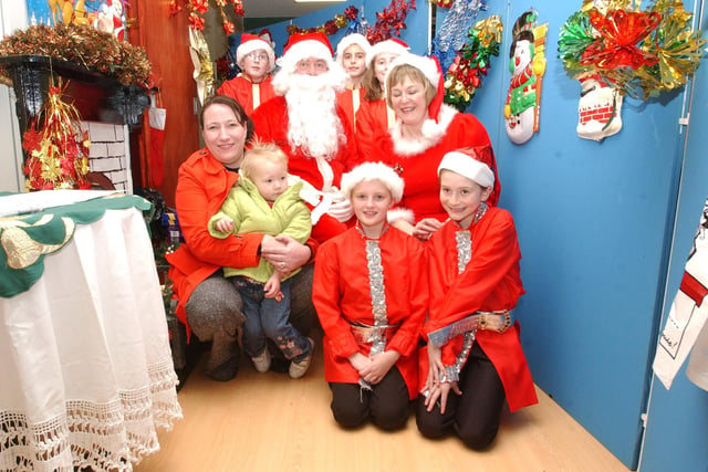Scouts and guides ran a grotto and Christmas Fair at Blackhall Community Centre in 2007.