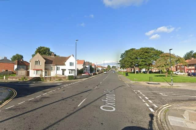 The junction of Heathfield Drive and Oxford Road.