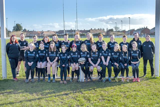 Hartlepool Rugby Club has formed several new girls and women's squads in the last year. Picture by Neil Tingle.