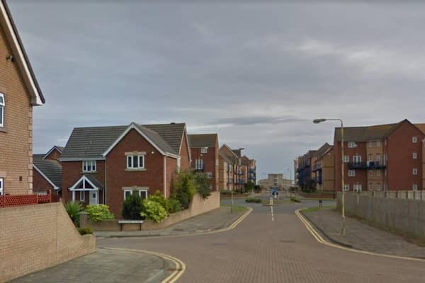 The incident happened on Fleet Avenue in Hartlepool. Image copyright Google.