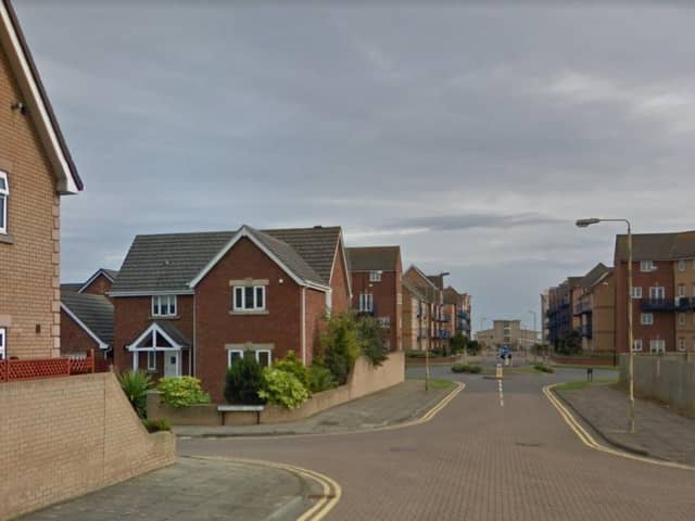 The incident happened on Fleet Avenue in Hartlepool. Image copyright Google.