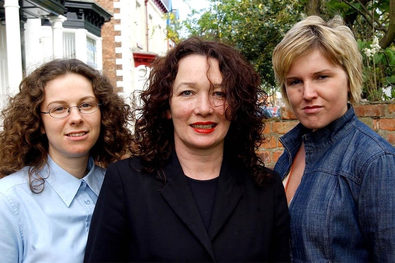 Hartlepool Voluntary Development Agency staff pose for a photo in 2003.