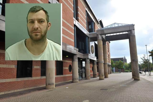 Carl Jones, 32, was jailed for 30 months at Teesside Crown Court.