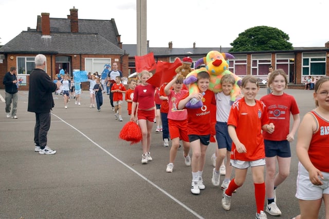 Wingate Juniors held a parade as part of their sports day in 2005 but were you a part of it?