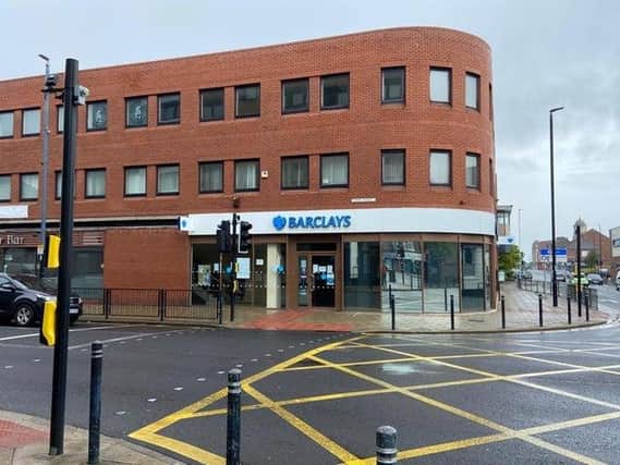 The armed robbery occurred at the Barclays Bank in Hartlepool