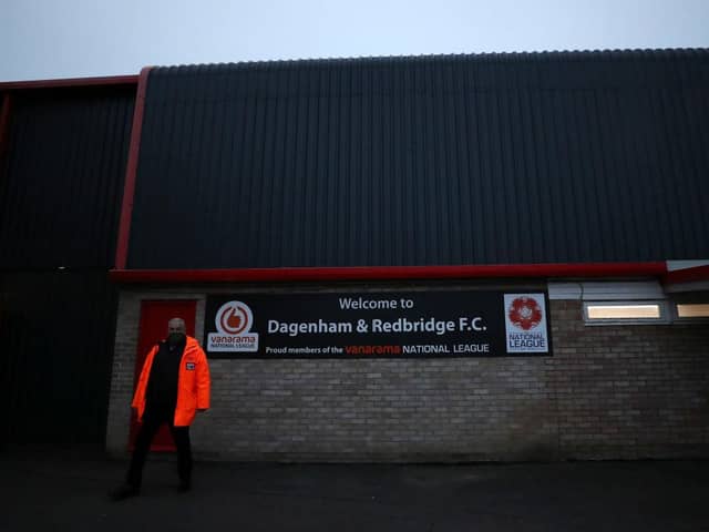 Dagenham and Redbridge Football Club. (Photo by Catherine Ivill/Getty Images)