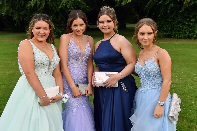 Best of friends, Lydia Vokes, Niamh Ridden, Ellie Imray and Ruby Dobson get ready to have the time of their lives at prom.