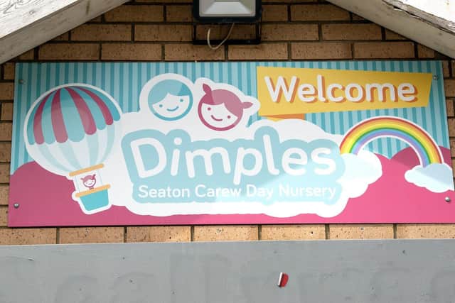 Dimples Day Nursery, in Warrior Drive, Hartlepool.