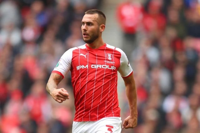 Mattock ended a seven year spell with Rotherham United this summer and joins Harrogate after 27 appearances in League One last term, helping the Millers achieve promotion to the Championship. (Photo by Catherine Ivill/Getty Images) (Photo by Catherine Ivill/Getty Images)