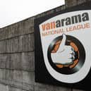 Vanarama National League logo. (Photo by Catherine Ivill/Getty Images)