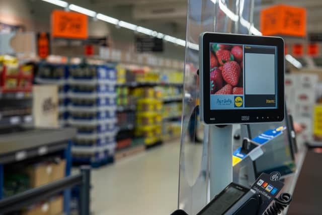 Customers of Lidl have been asked to use contactless payment due to the pandemic.
