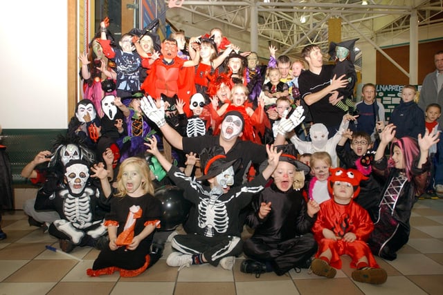 McDonald's in Middleton Grange shopping centre threw a Halloween party for kids in 2005.