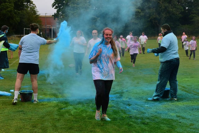 The Alice House Hospice Colour Run which was held last year at West Hartlepool RFC, on Catcote Road.
