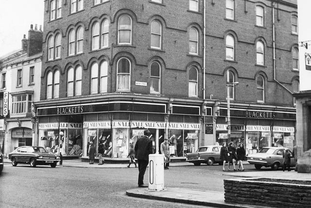 The Church Street branch of Blacketts. The department store is seen here in 1970.