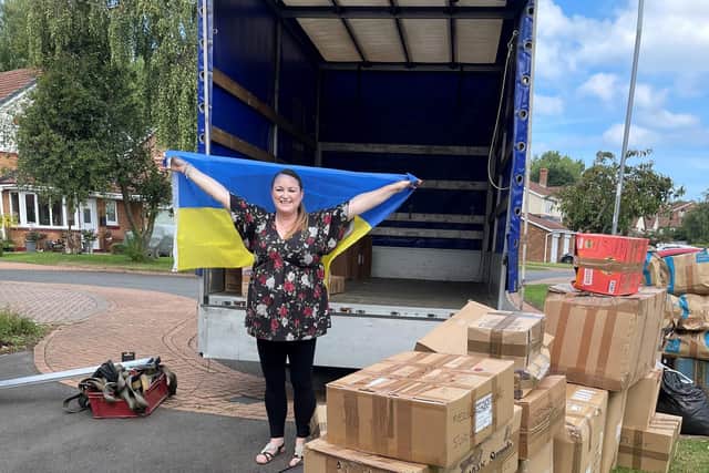 Lyndsay, pictured, has thanked the people of Hartlepool for their generosity.