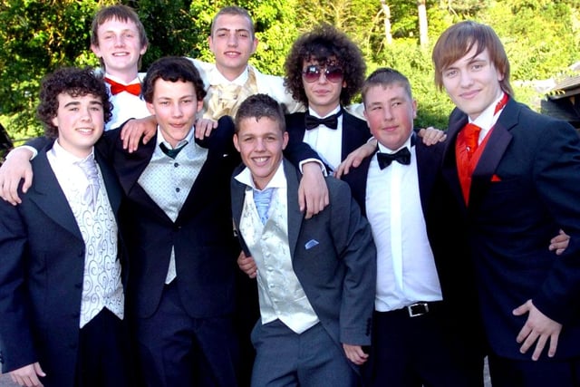 A smart set of boys ready for their prom.