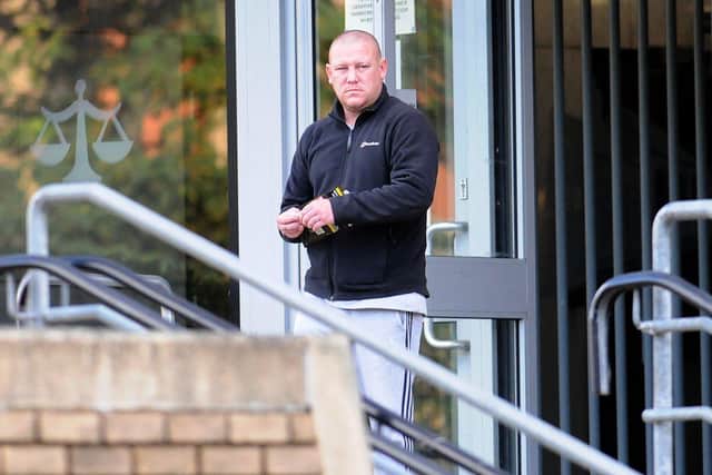 Carl Sullivan outside of Teesside Magistrates Court. Picture by FRANK REID.