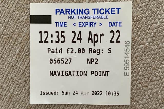 Emma says she paid £2 for her ticket, but the parking company she she did not enter her vehicle registration as required.