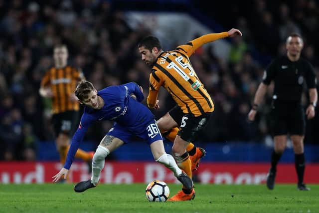 Kyle Scott made his Chelsea debut in the FA Cup against Hull City in 2018.  (Photo by Catherine Ivill/Getty Images)