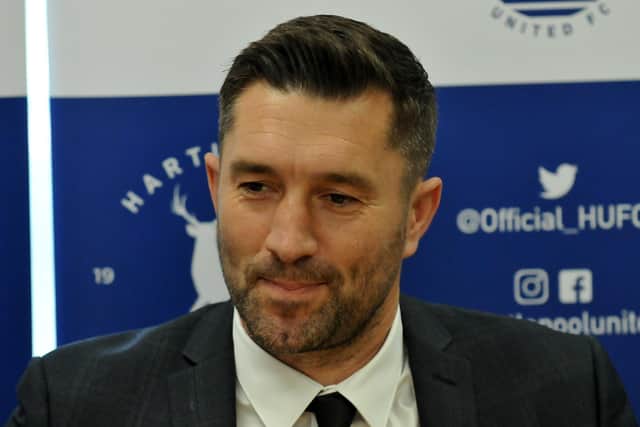 Graeme Lee has been pleased with Hartlepool United's transfer business in January. Picture by FRANK REID