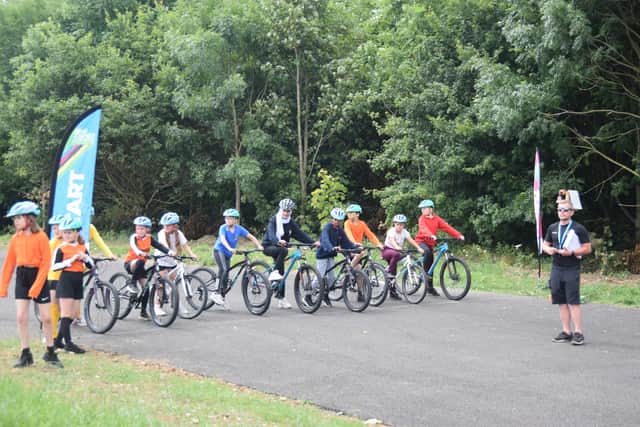 Adam Brooks, Manilla Cycling Coach, at the Hartlepool Cycling School Cycling Games, in Summerhill Country Park, off Catcote Road.