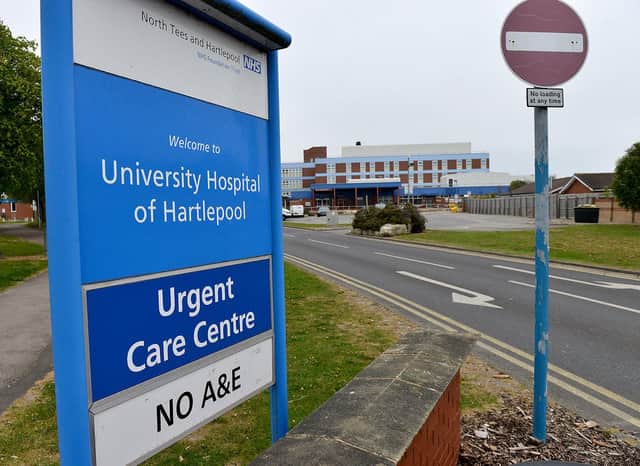 The University Hospital of Hartlepool. Picture by FRANK REID