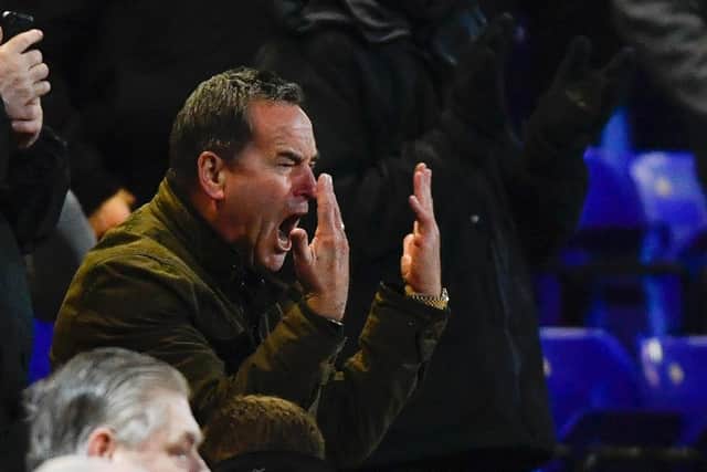 Hartlepool United club president Jeff Stelling was not impressed with the postponement at Halifax Town.