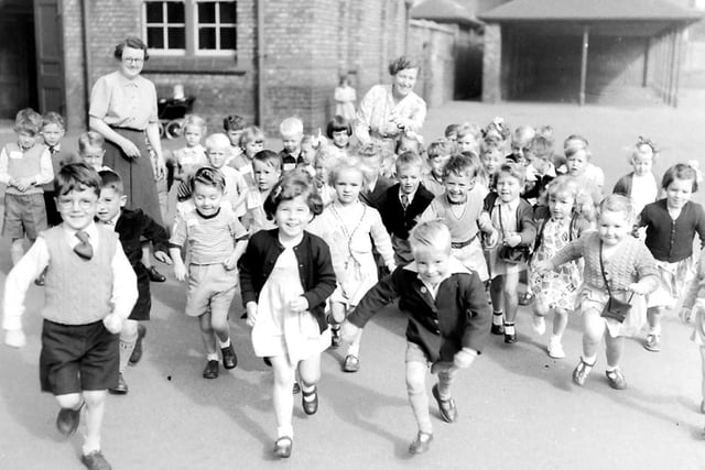 New starters in their first class at Jesmond Road Infants in 1954. Photo: Hartlepool Museum Service.