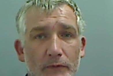 Evans, of Harcourt Street, Hartlepool, has been jailed for 47 days after admitting assaulting two police officers and two other offences.