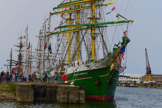 The Alexander von Humboldt 2 will be in town next year. Here she is enjoying some Sunderland hospitality in 2018.