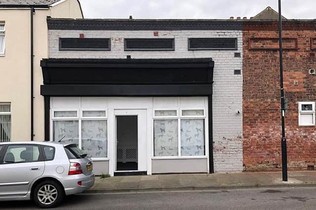 2 Derby Street, Hartlepool, is a mixed-use commercial and residential property.