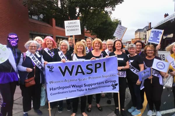 Members of Hartlepool WASPI Supporters Group.