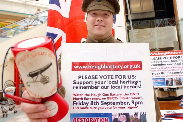 The Heugh Battery Museum drummed up support for restoration work in 2006.