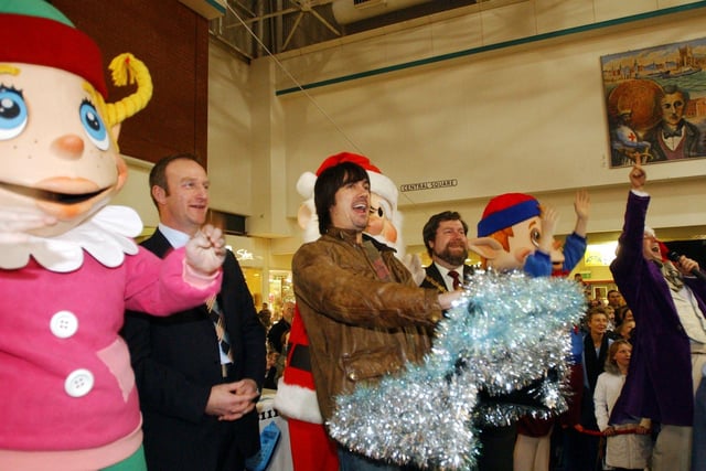 Jeff Hordley, known to millions as Cain Dingle, was a popular visitor to the Middleton Grange Shopping Centre. He was here to switch on the Christmas lights in 2004.