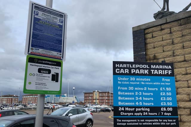 The car park management company have said signage at the site is clear. /Photo: Northwest Parking Management