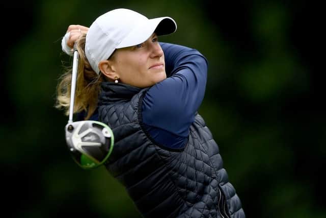 Johanna Gustavsson will be on the bag for husband Alex Wrigley at The Open Championship. (Photo by Harry Murphy/Getty Images)