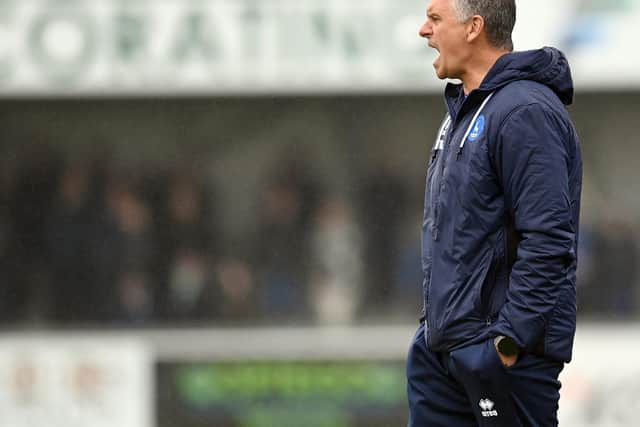 John Askey shared his thoughts on Southend United following Hartlepool United's win at Roots Hall. Picture by FRANK REID