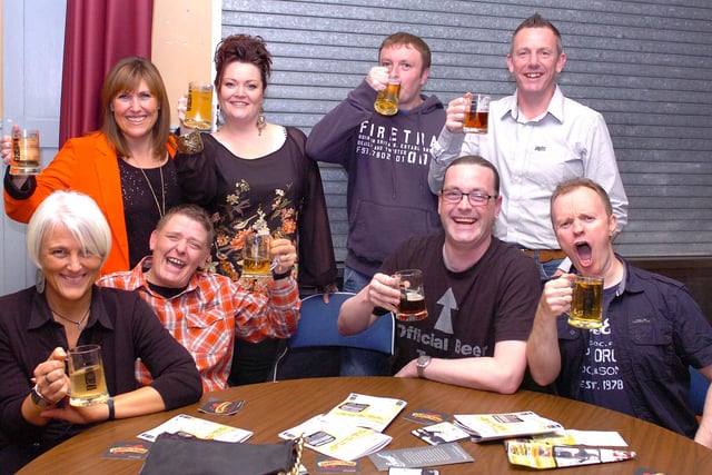 Pictured a decade ago but were you at the Hartlepool Beer Festival in 2012?