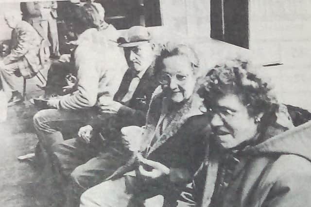 Some of the evacuees caught up in the 1985 gas alert.