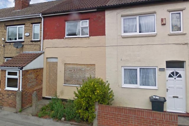 This two bedroom terrace sold for £37,000 in August.