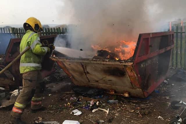 The area has seen a rise in deliberate fires over the recent weeks.