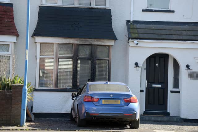 An arson investigation is underway after a car was set on fire outside a property in Westbrooke Grove, Hartlepool.