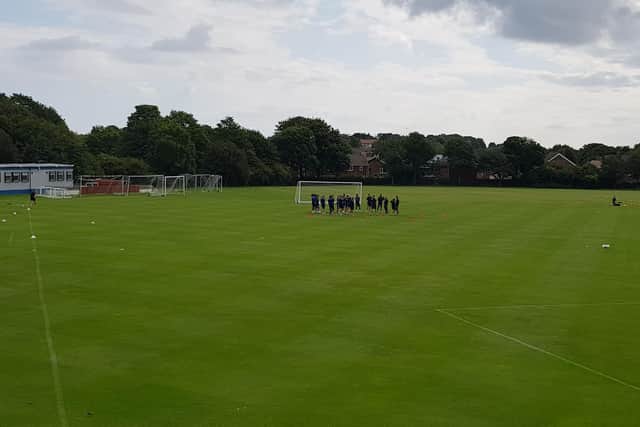 East Durham College, Hartlepool United's training ground.