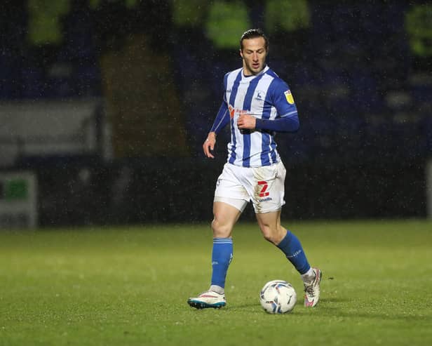 Jamie Sterry has been one of Hartlepool United's standout players since joining the club last year. (Credit: Mark Fletcher | MI News)