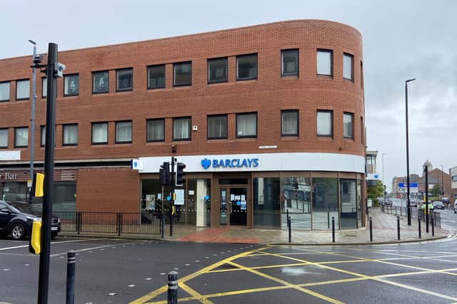 Barclays Bank at the junction of York Road and Park Road Hartlepool. Picture by FRANK REID