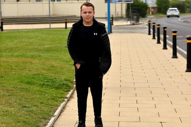 Kurtis Halcrow hopes to walk 600,000 steps in a month.