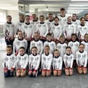 Dancers from the Val Armstrong School of Performing Arts who are representing England in the Dance World Cup in Spain. Picture by FRANk REID